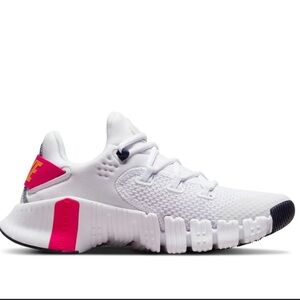 Nike Metcon White and Pink Athletic Sneakers